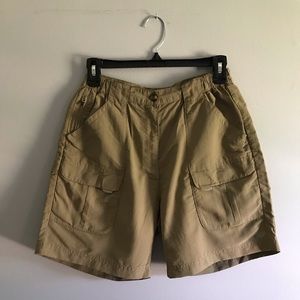 L.L. Bean Khaki Cargo Shorts Size S